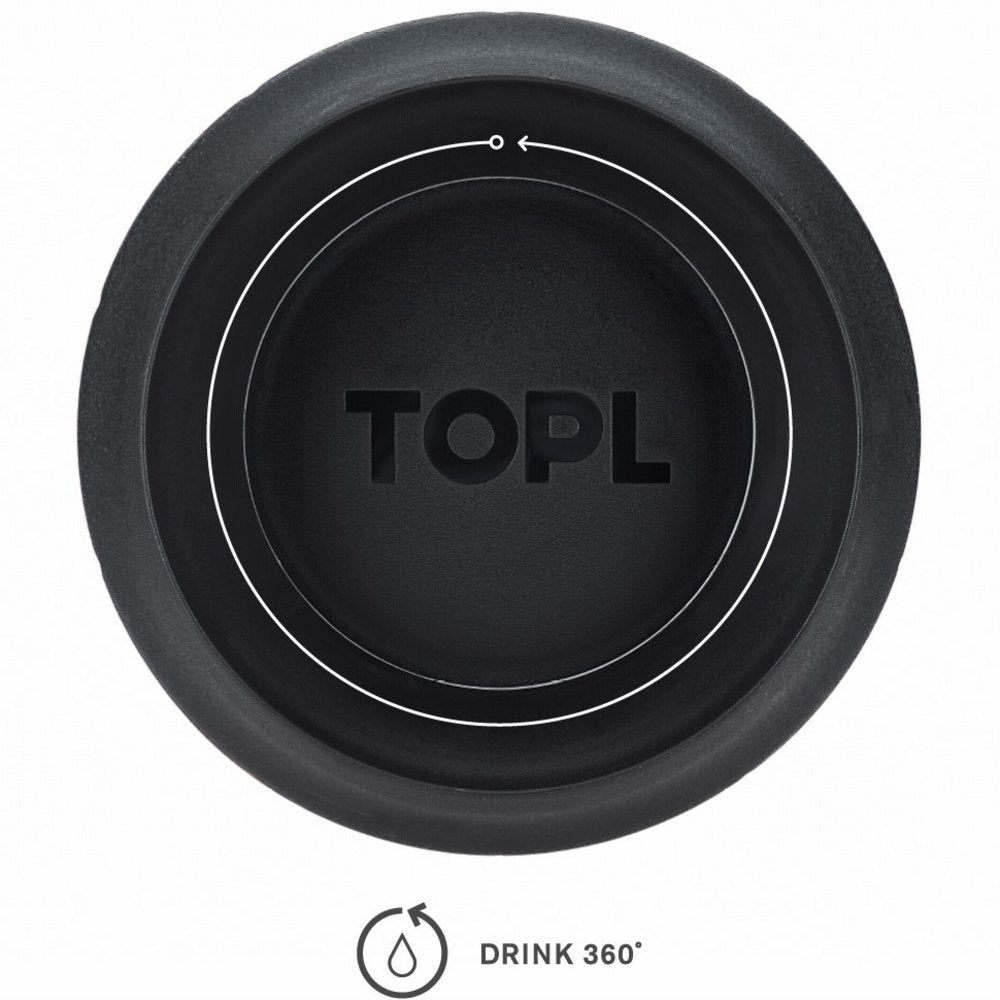 TOPL TPL8HC Leak-proof Thermos Cup - Vacuum Insulated - Stainless Steel - With Smart Lid - 236 ML - Hot Coral