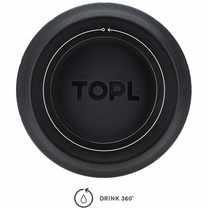 TOPL TPL8HC Leak-proof Thermos Cup - Vacuum Insulated - Stainless Steel - With Smart Lid - 236 ML - Hot Coral
