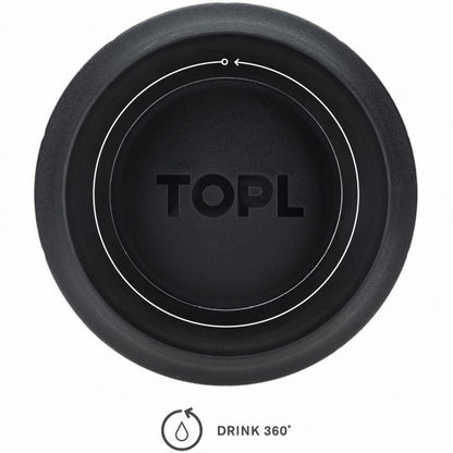 TOPL TPL12HC Leak-proof Thermos Cup - Vacuum Insulated - Stainless Steel - With Smart Lid - 355 ML - Hot Coral