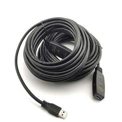 NÖRDIC USB3-EX10 USB actieve verlengkabel 3.1 - 5Gbp - 10m - Zwart