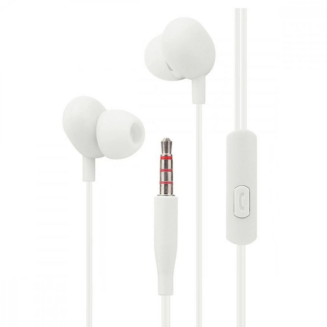 Fontastic 255458 In-Ear Headset - Oordopjes met microfoon - Wit