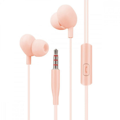 Fontastic 255465 In-Ear Headset - Oordopjes met microfoon - Licht Roze