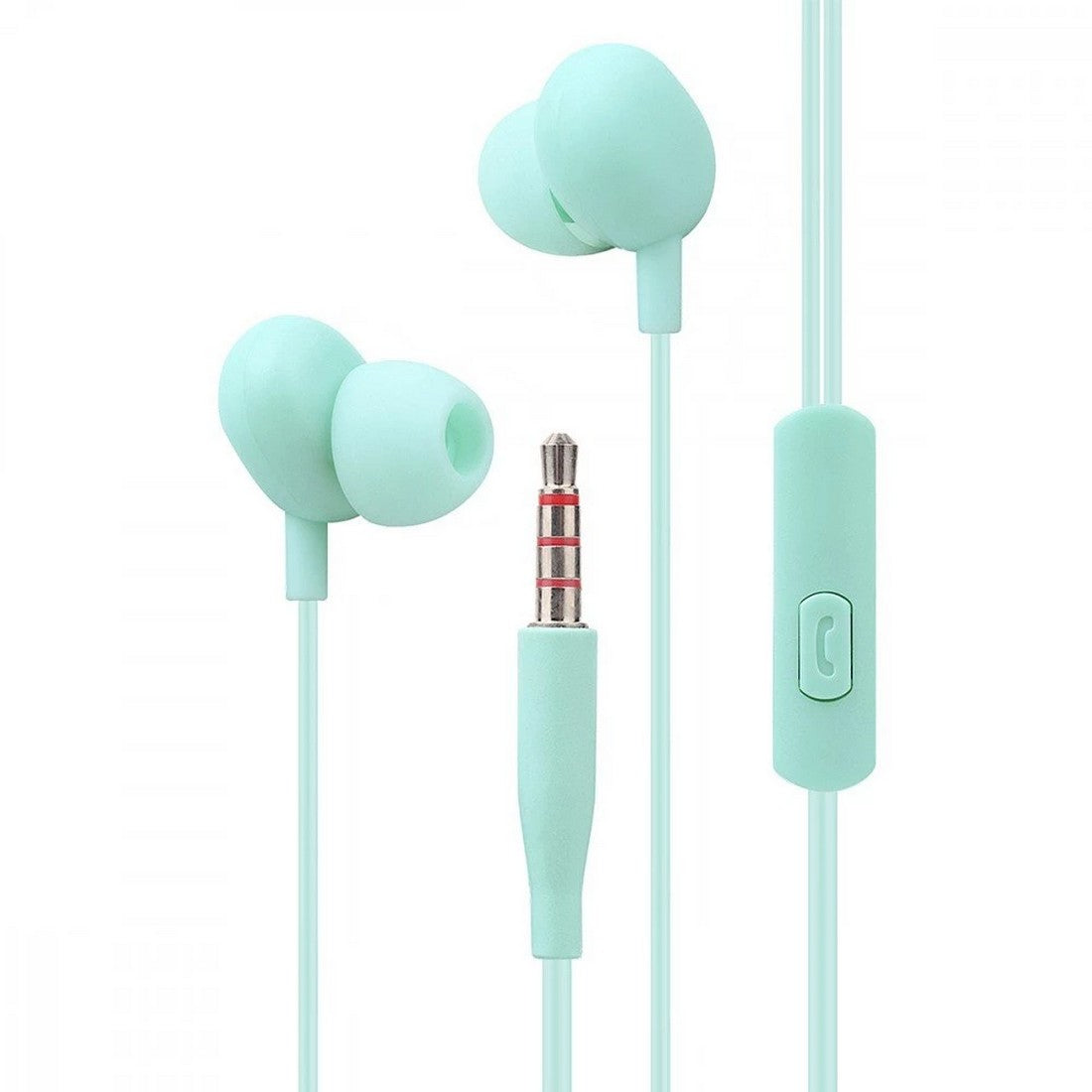 Fontastic 255472 In-Ear Headset - Oordopjes met microfoon - Mintgroen