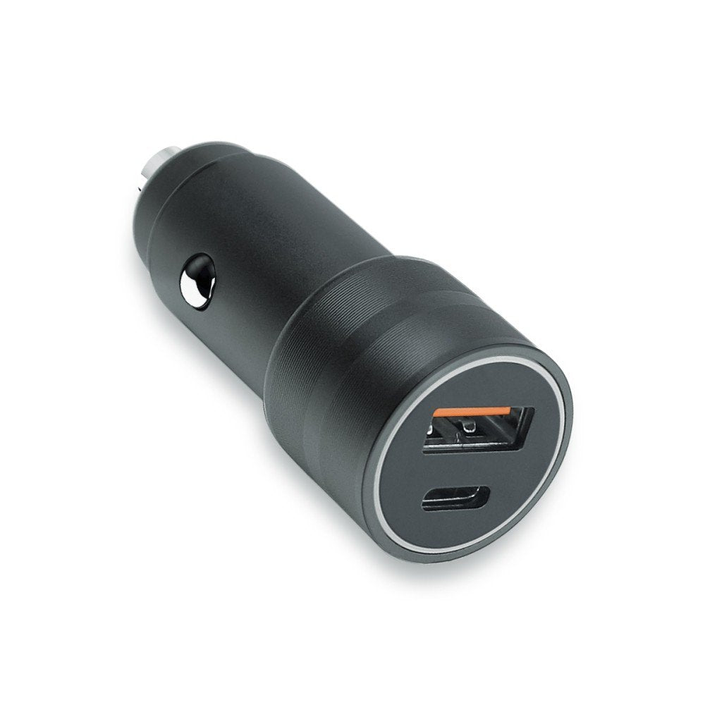 Fontastic 263293 USB Car Charger - USB-C Power Delivery - Fast Charger - 38W - Black