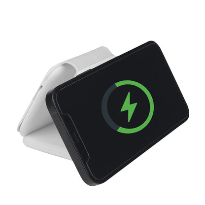 Fontastic 263446 Foldable Wireless Charging Station - Magnetic - 15W - Compatible with Qi Devices