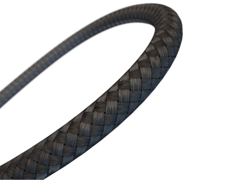 NÖRDIC DPDP-N2010 - Gevlochten DisplayPort kabel, DP 1.4, 8K UHD (60Hz), 7680x4320, 1 meter, zwart