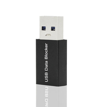 NÖRDIC BLOCKER USB Data blocker - USB-A adapter - 5V2A - 10W - Zwart