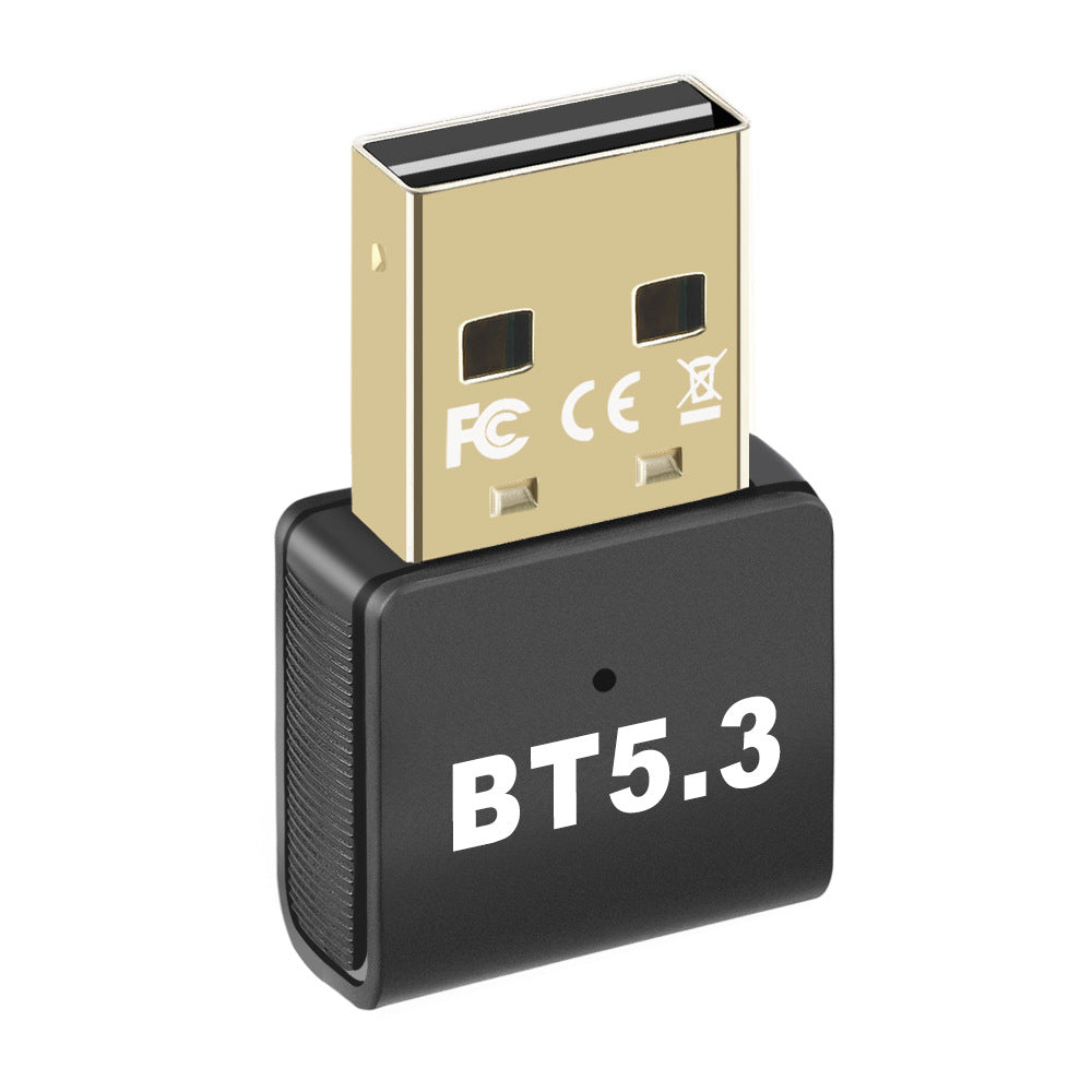NÖRDIC BT6 USB Bluetooth Dongle adapter  - Bluetooth 5.3  - Zwart