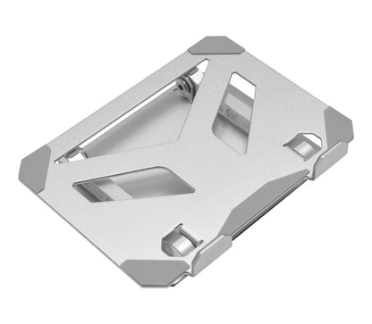 NÖRDIC LH-576 Smartphone and Tablet Holder - Up to 8.3", 21 cm Screens - Rotatable - Aluminum - Silver