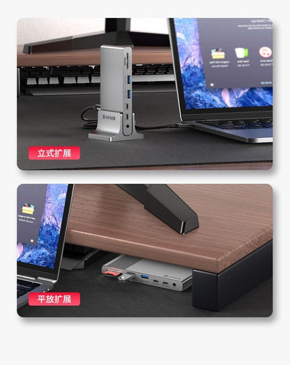 NÖRDIC USB-C 1 naar 12 Dockning station