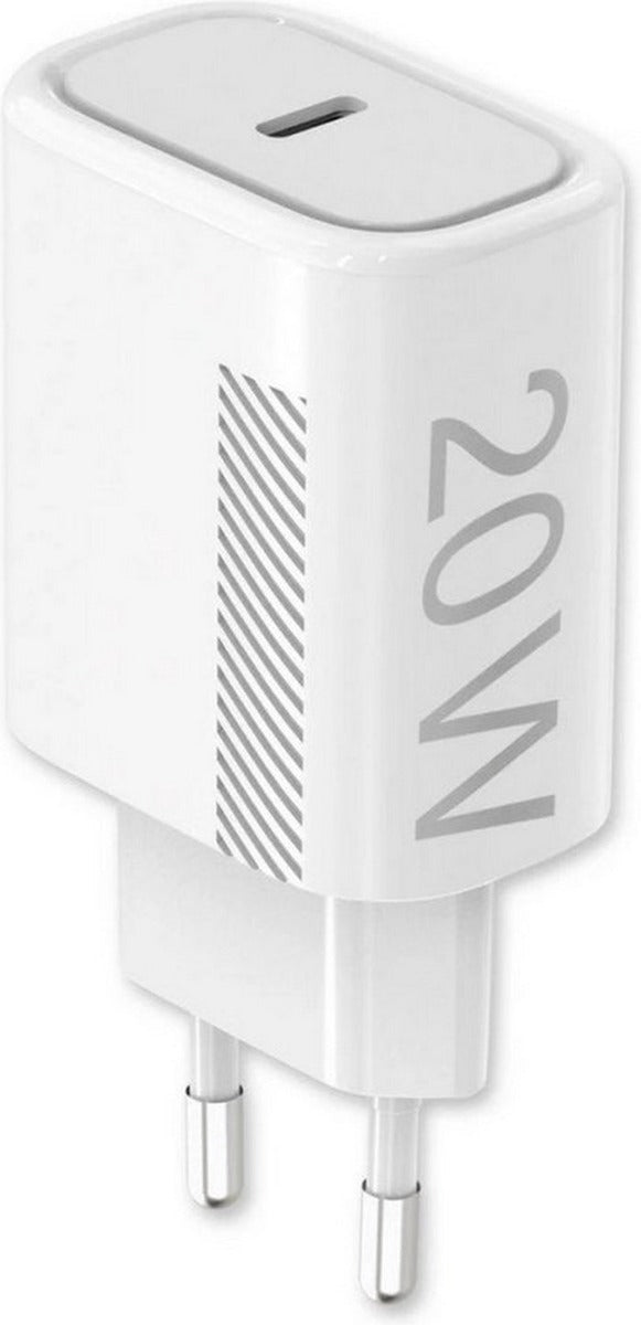 Fontastic 257070 AC Oplader USB-C aansluiting - Snellader - 20W - Zwart