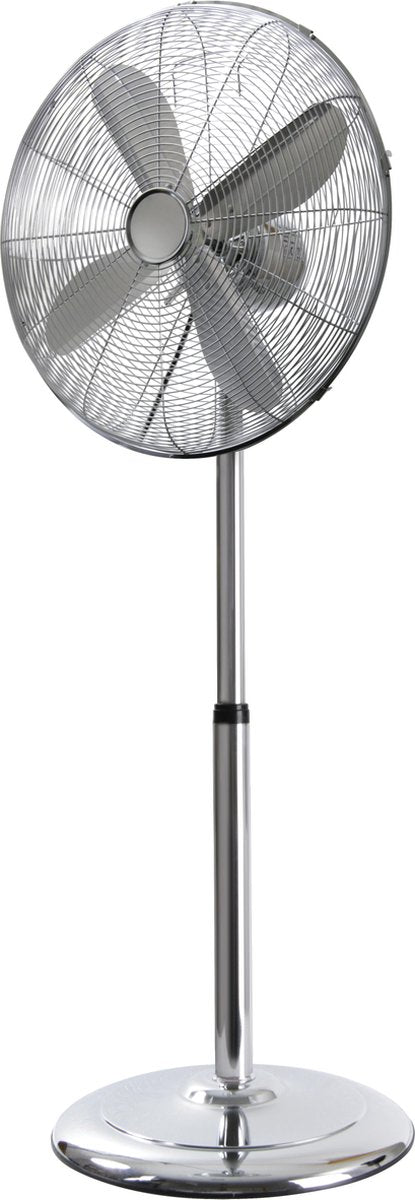 NORDIC HOME FT-561 Metalen vloerventilator met 3 standen - 400 mm - Zilver