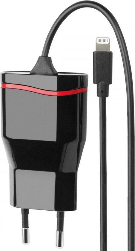 Fontastic 461873 AC Charger - Lightning connector - MFi - 1A - 5 W - Black