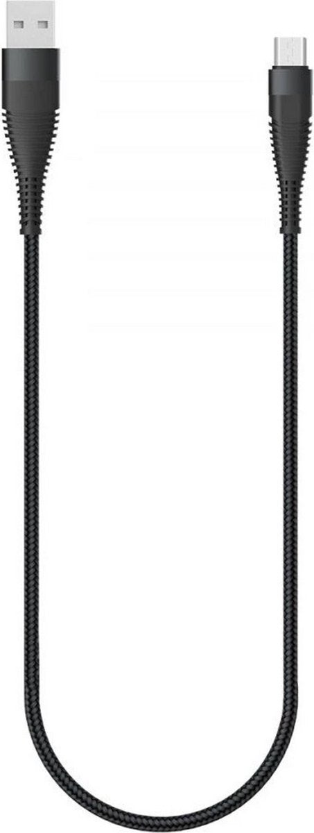 Fontastic 260766 Kabel USB-A 2.0 Male naar Micro USB - 150 cm - Zwart