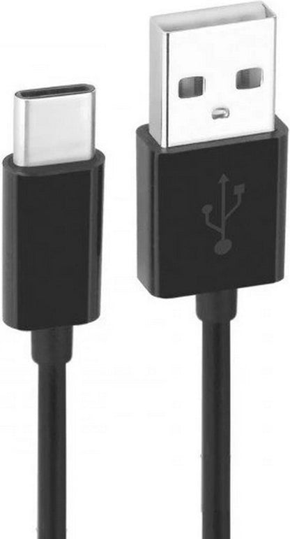 Fontastic 251252 Charging Cable - Data Cable USB 2.0 A to Type-C - 1.2 meters - Black