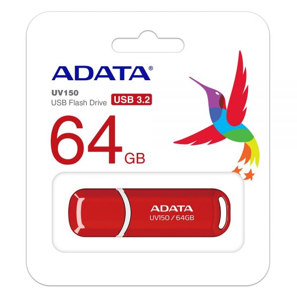 ADATA DashDrive UV150 64GB USB 3.1 Red
