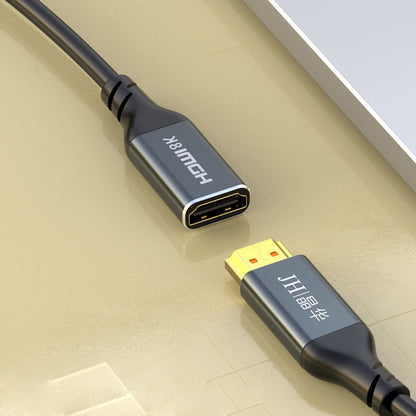 NÖRDIC HDMI-N5024 - HDMI 2.1 verlengkabel - 8K60Hz / 4K120Hz - Mannenlijk naar Vrouwelijk - 20cm