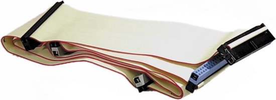 Deltaco DEL-121V ATA/ATAPI-7 (Ultra ATA133) Flat Female/Female PATA Cable