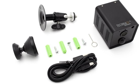 Technaxx TX-190 Mini Camera - FullHD - Met PIR sensor - WiFi - Zwart