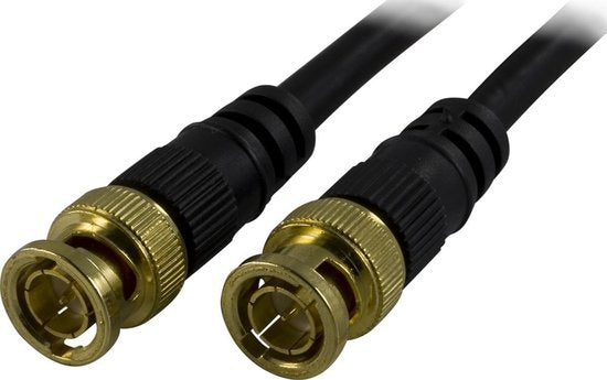 DELTACO DEL-224S, Crimp connector coaxial cable, BNC, RG59, 10 meters