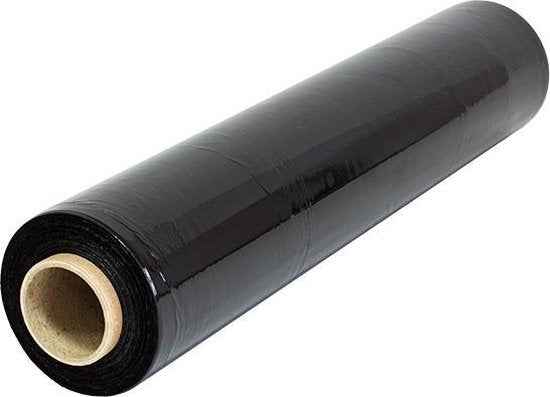 Stretch film - Shrink film - Black 300 meters