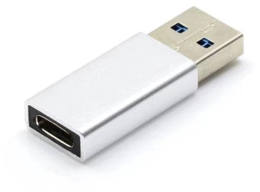 NÖRDIC C-OTG21 USB-C naar USB-A adapter - USB3.2 Gen2 - 10Gbps - Space Gray