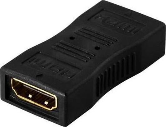 Deltaco HDMI-12 HDMI 19-pin HDMI 19-pin Black cable adapter/extension piece