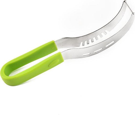 Watermeloen snijder - Fruitsnijder - snijder-Meloensnijder meloen snijder RVS keuken gadget