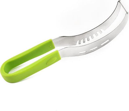 Watermeloen snijder - Fruitsnijder - snijder-Meloensnijder meloen snijder RVS keuken gadget