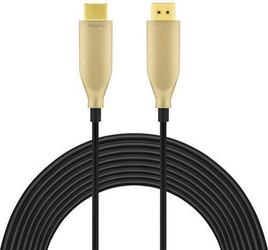 NÖRDIC HDMI-F020 HDMI cable, 4K 60Hz, Fiber optic, 20 meters, Black