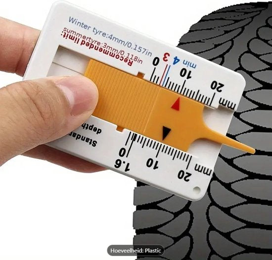 Bandenprofielmeter I Bandprofiel meter I Banden Dieptemeter I Gereedschap Meten Bandprofiel