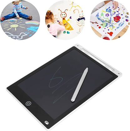 LCD Tekentablet Kinderen- 12 inch -  lcd schrijfbord- Kids Tablet - Tekenpad - Wit