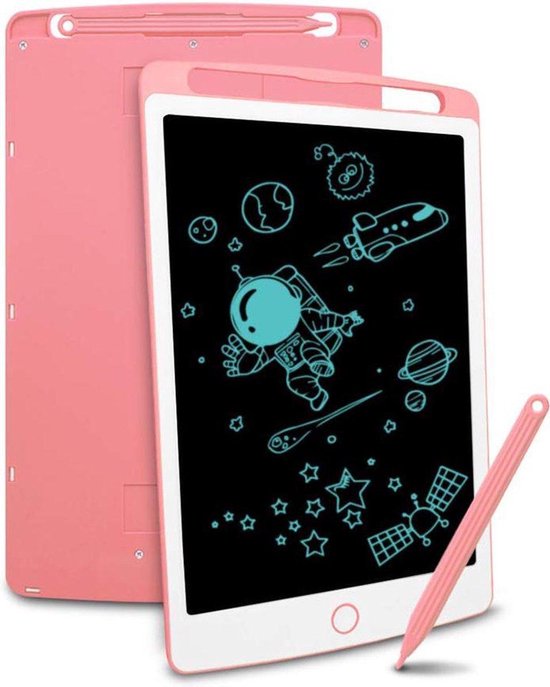 Tekentablet - LCD Tekentablet kinderen - Grafische tablet kinderen - Kindertablet - Roze -  8.5 inch