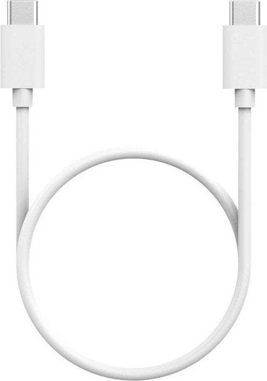 Fontastic 255403 Oplaadkabel - Datakabel USB 2.0 Type C naar Type C - 1 meter - Wit