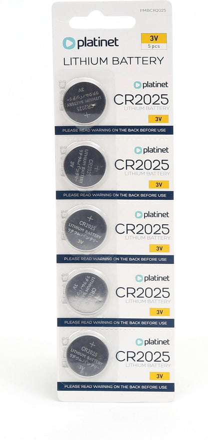 PLATINET PMBCR2025 CR2025 knoopcel batterijen 5 stuks