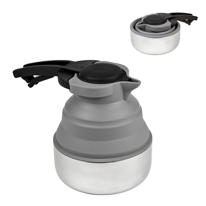 Opvouwbare Siliconen Campingwaterkoker - 1,8 liter - Platinet