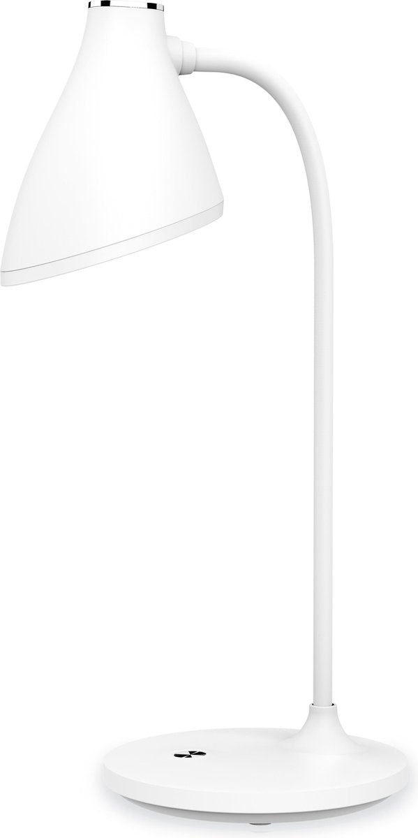 Platinet PDL6730 LED bureaulamp / nachtlamp 3.6W klassiek design met ingebouwde oplaadbare batterij wit