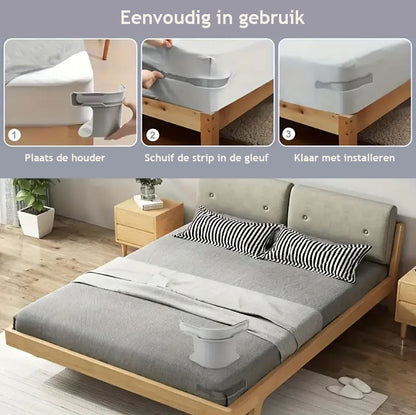 Bedlakenhouders Set van 4  – Hoekclips met Strakke Grip, Voor alle Bedmaten