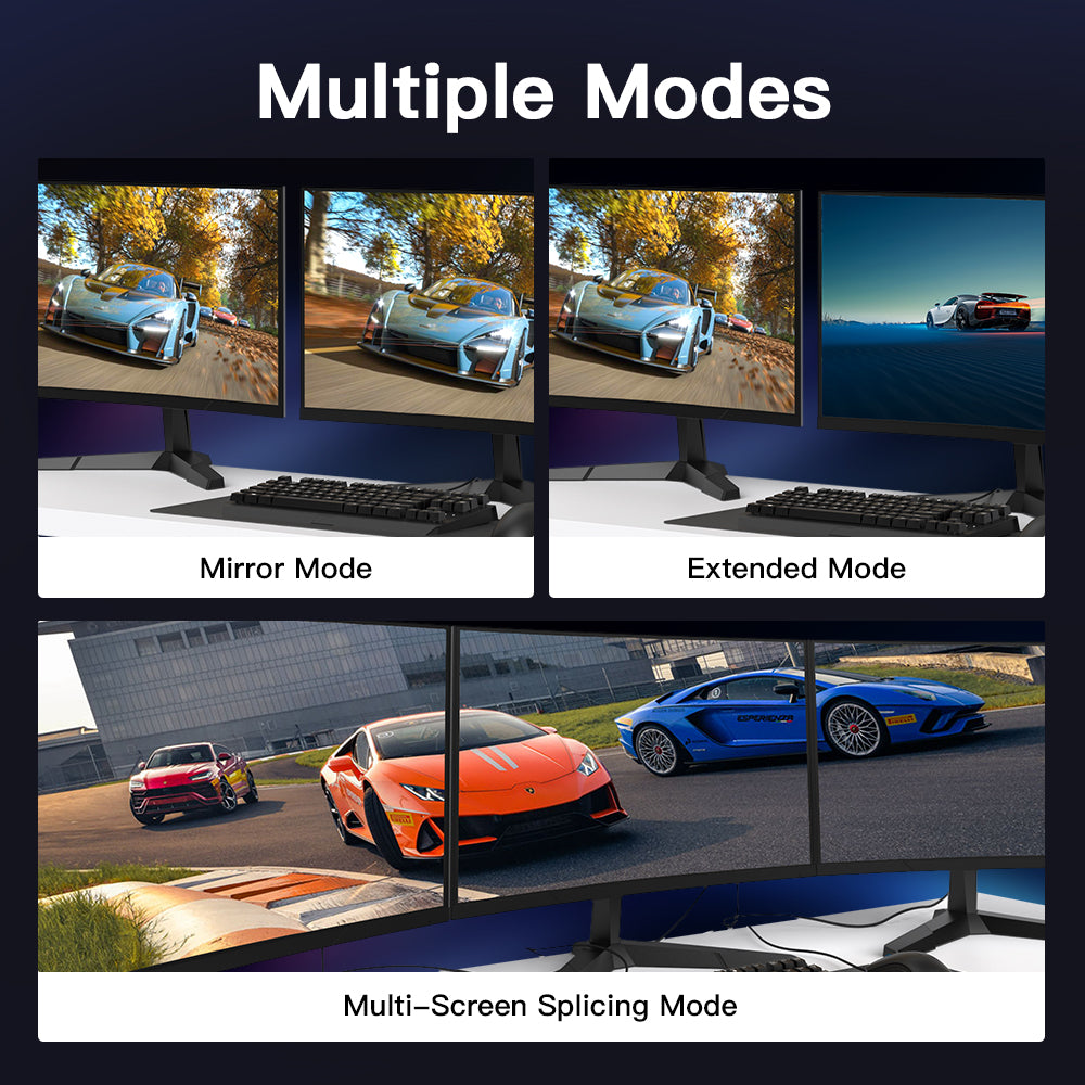 Delmark Displayport 2.0 Kabel - 16K60Hz 8K120Hz - 80Gbps - Ultra HD - Grijs