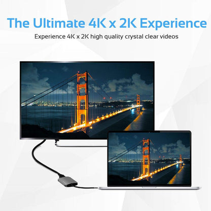 Promate USB-C naar HDMI Adapter - VGA 1080p - 4K Ultra HD - Geschikt voor laptop, Tablet, Smartphones