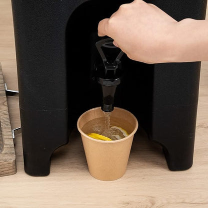 Luston BEVV-2K Insulated Beverage Dispenser - 2 Ergonomic Handles - Hot and Cold Beverages - 9.5L