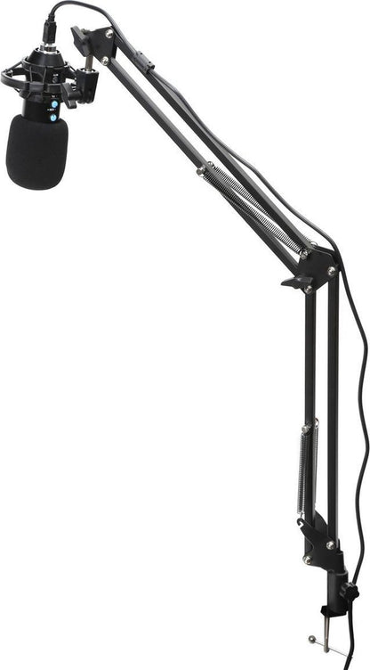VARR pro gaming microphone USB in a set with metal arm and shock mount, perfect for streaming, gaming, youtube