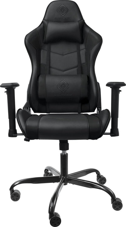 DELTACO GAM-096 Gaming stoel in kunstleder - met nek- en rugkussen - Zwart