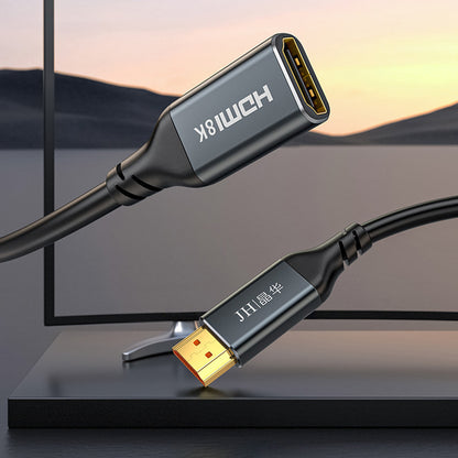 NÖRDIC HDMI-N5024 - HDMI 2.1 verlengkabel - 8K60Hz / 4K120Hz - Mannenlijk naar Vrouwelijk - 20cm