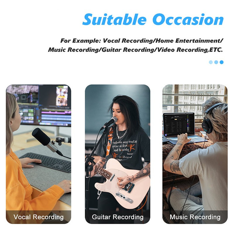 NÖRDIC SGM-221 - USB-audio-interface - twee ingangen - 24bit - 192KHz met XLR