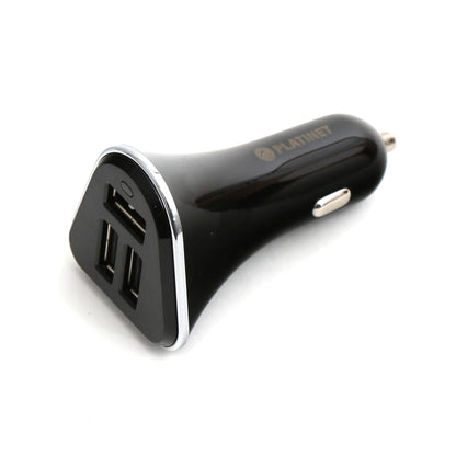 Platinet PLCR3B Autolader met 3XUSB - 5,2A - Zwart