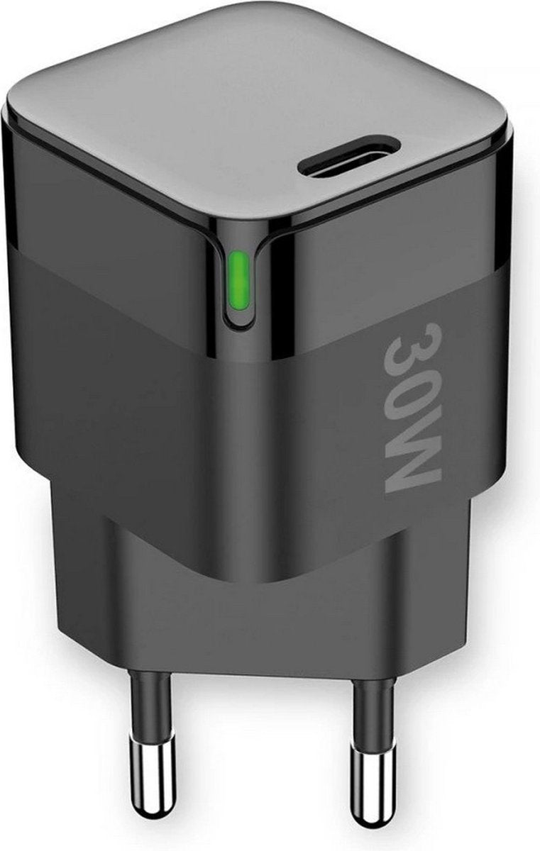 Fontastic 261336 AC Oplader USB-C aansluiting - Snellader - 30W - Zwart
