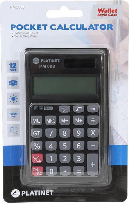 Platinet PMC008_A Pocket Basic Calculator Gray calculator