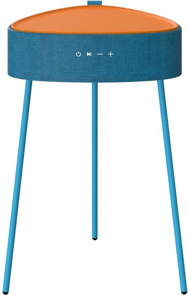 Fontastic 255212 Draadloze luidspreker table design - Bluetooth 5.0 - Blauw/Oranje