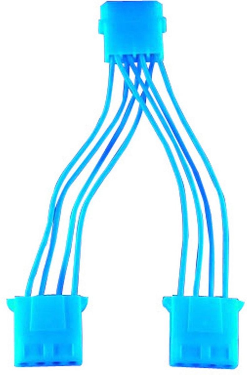 Akasa Power Splitter UV Blue